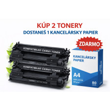 Kompatibilný toner Canon CRG-056H black - 2 kusy + kancelársky papier ZADARMO