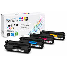Tonery Brother TN-625 XL CMYK - štvorbalenie alternatívnych tonerov